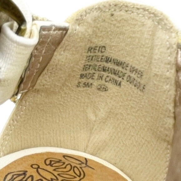 Buckle BKE Sole Reid Cream & Cork Platform Woven Strap Sandals Women’s Size 8.5 - Picture 13 of 15